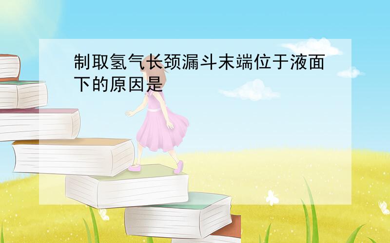 制取氢气长颈漏斗末端位于液面下的原因是