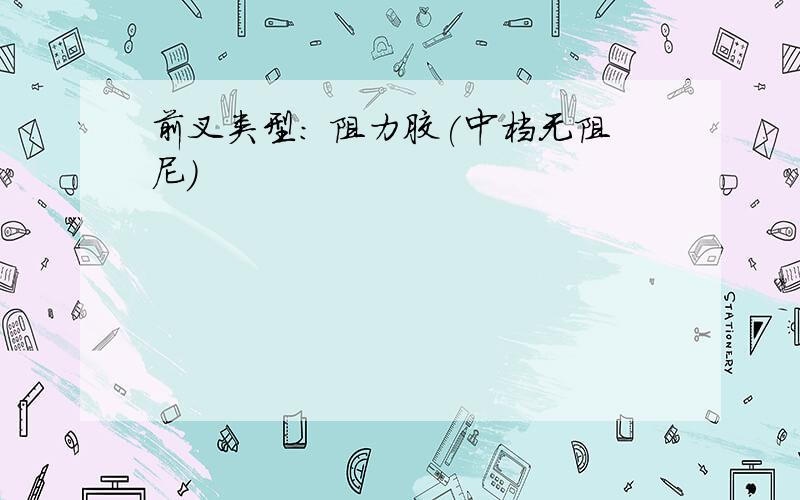 前叉类型: 阻力胶(中档无阻尼)