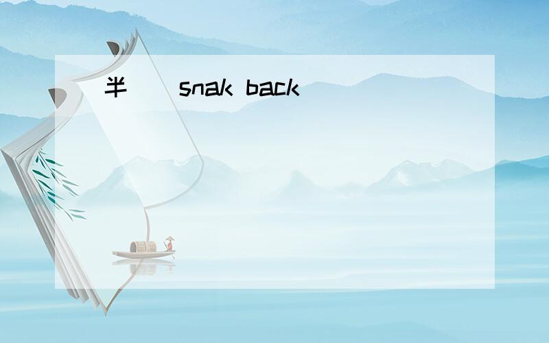 半導體snak back