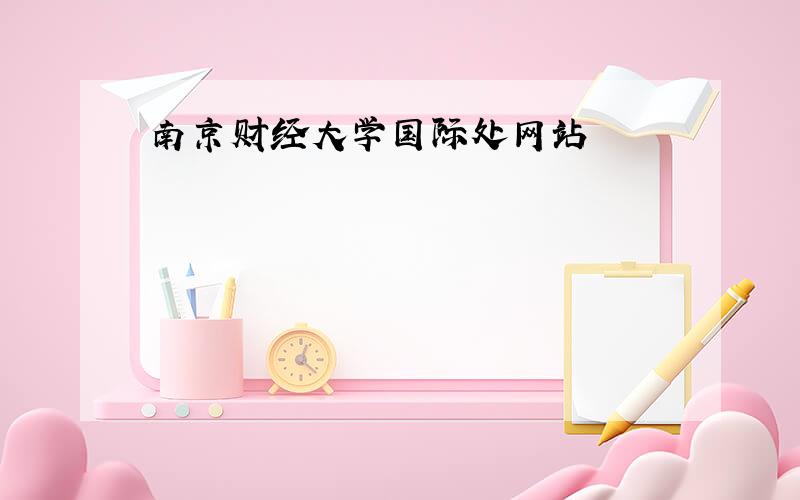 南京财经大学国际处网站