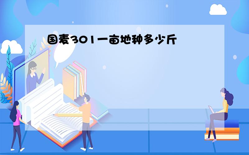 国麦301一亩地种多少斤