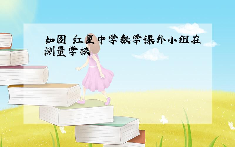 如图 红星中学数学课外小组在测量学校