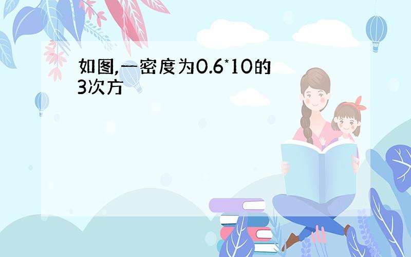 如图,一密度为0.6*10的3次方