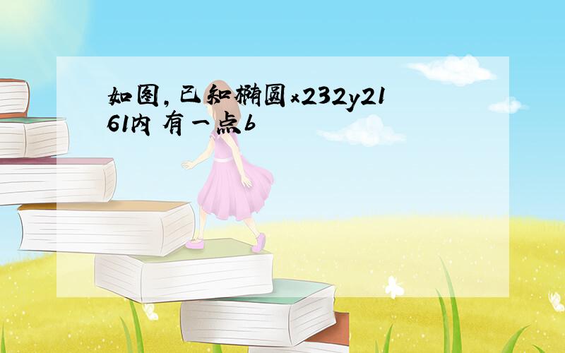 如图,已知椭圆x232y2161内有一点b