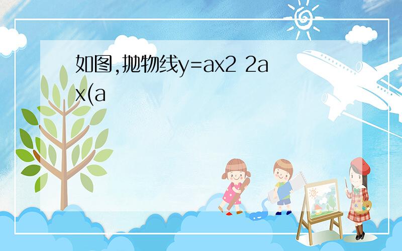 如图,抛物线y=ax2 2ax(a