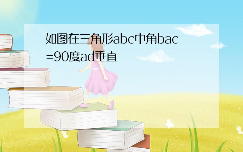 如图在三角形abc中角bac=90度ad垂直