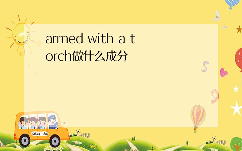 armed with a torch做什么成分