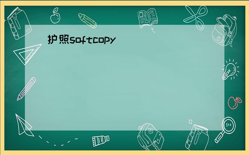 护照softcopy