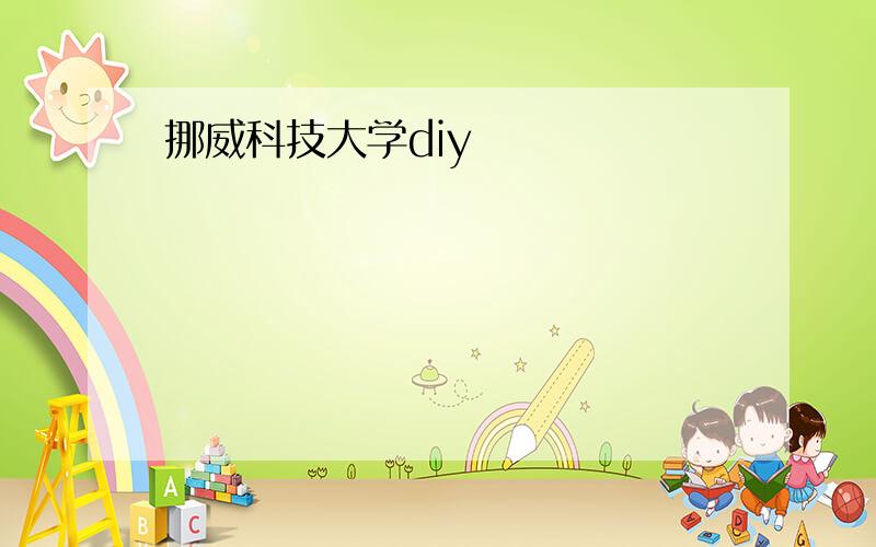 挪威科技大学diy