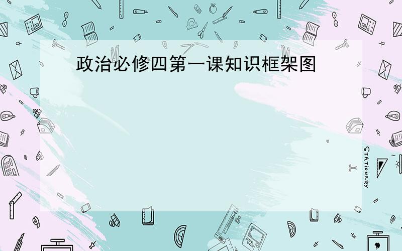 政治必修四第一课知识框架图