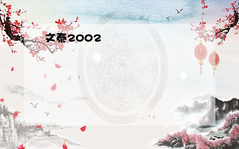 文泰2002