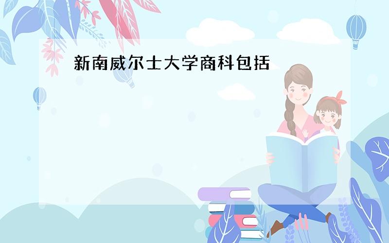 新南威尔士大学商科包括