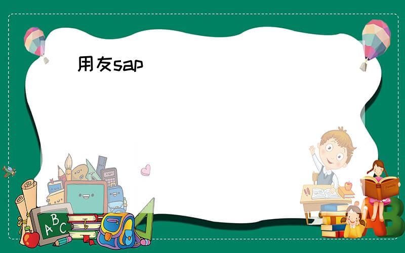 用友sap