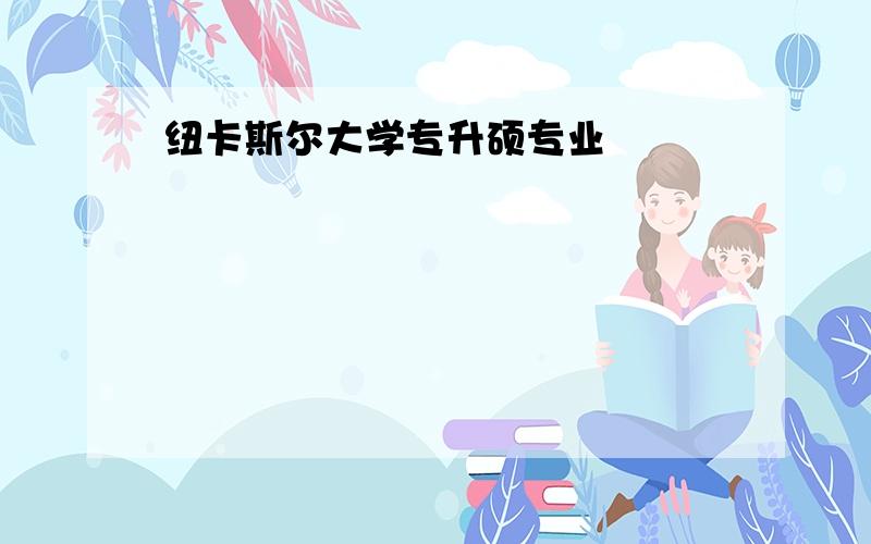 纽卡斯尔大学专升硕专业