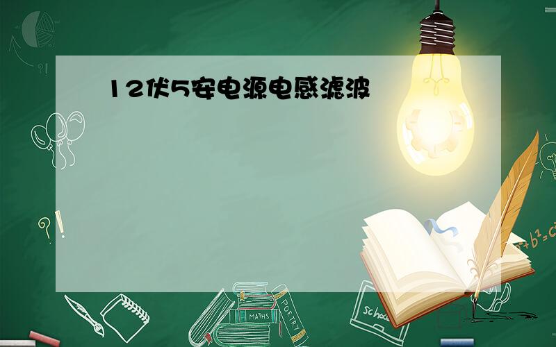 12伏5安电源电感滤波