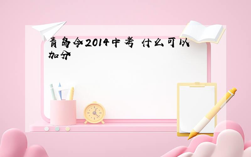 青岛今2014中考 什么可以加分