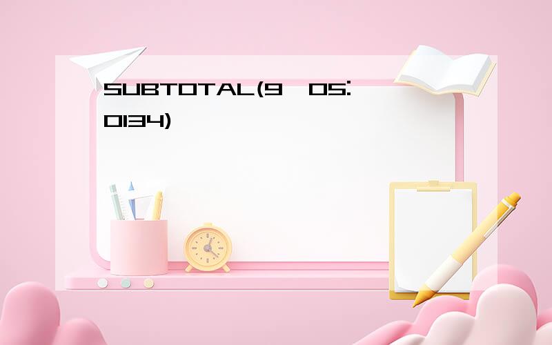 SUBTOTAL(9,O5:O134)