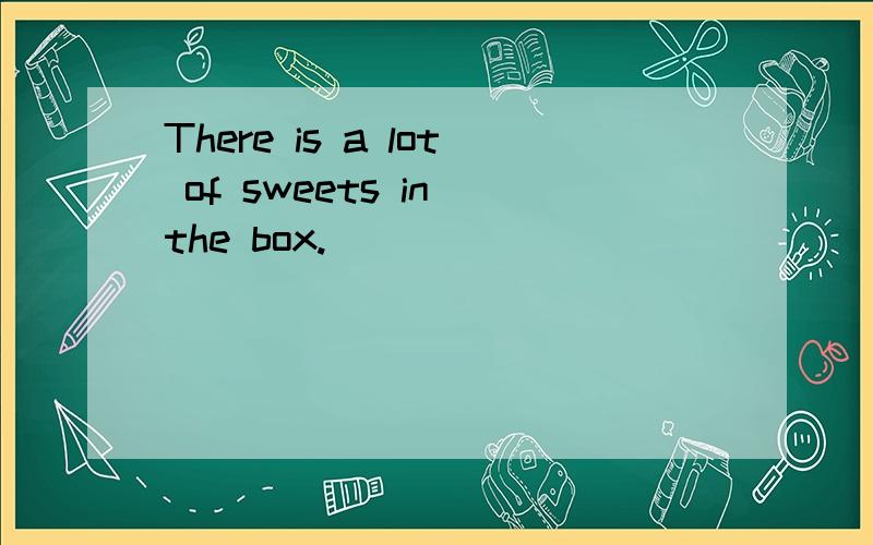 There is a lot of sweets in the box.