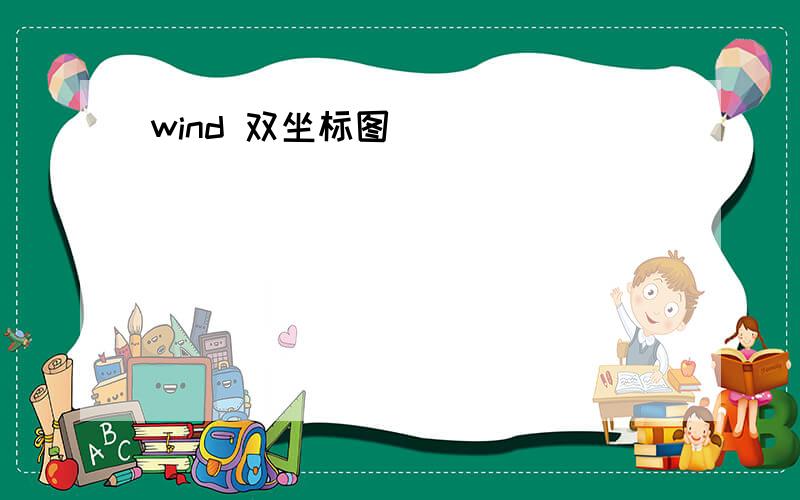 wind 双坐标图