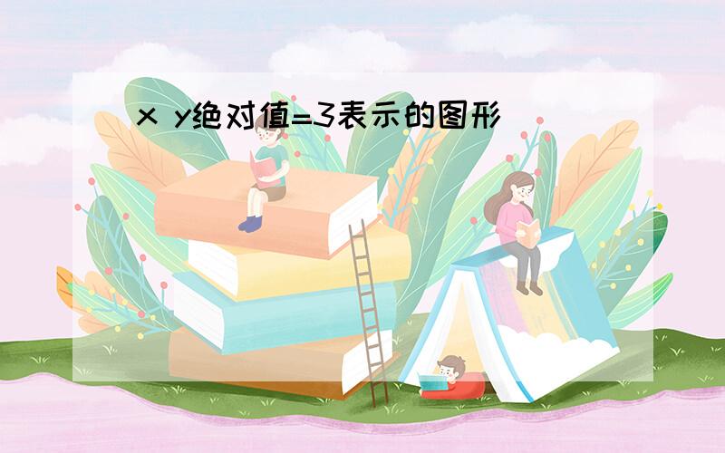 x y绝对值=3表示的图形