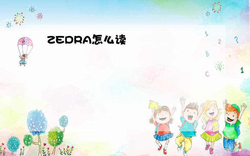 ZEDRA怎么读