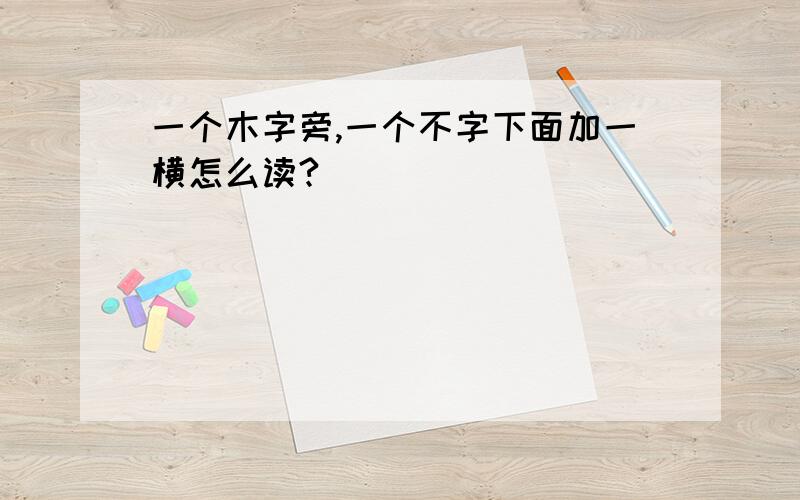 一个木字旁,一个不字下面加一横怎么读?