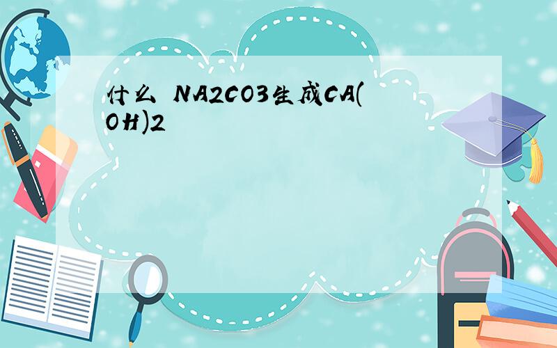 什么 NA2CO3生成CA(OH)2