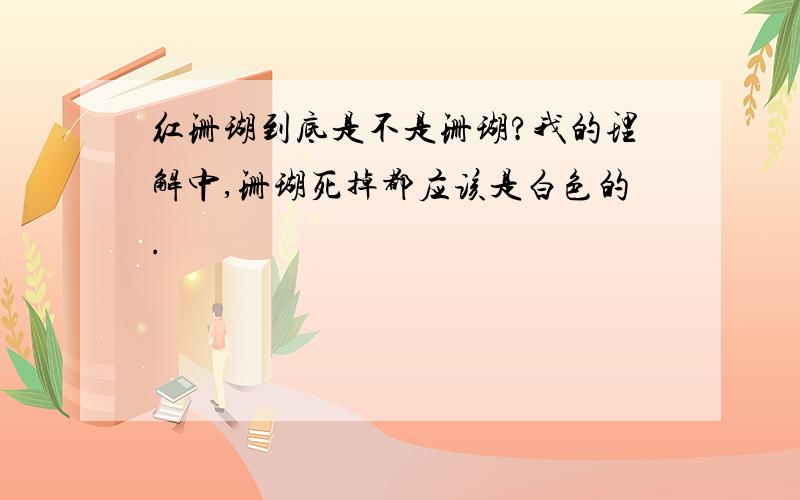 红珊瑚到底是不是珊瑚?我的理解中,珊瑚死掉都应该是白色的.