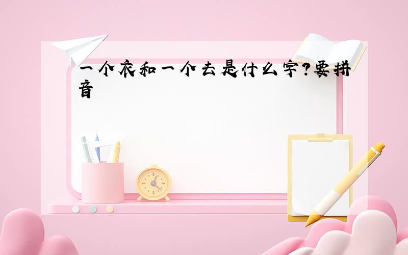 一个衣和一个去是什么字?要拼音