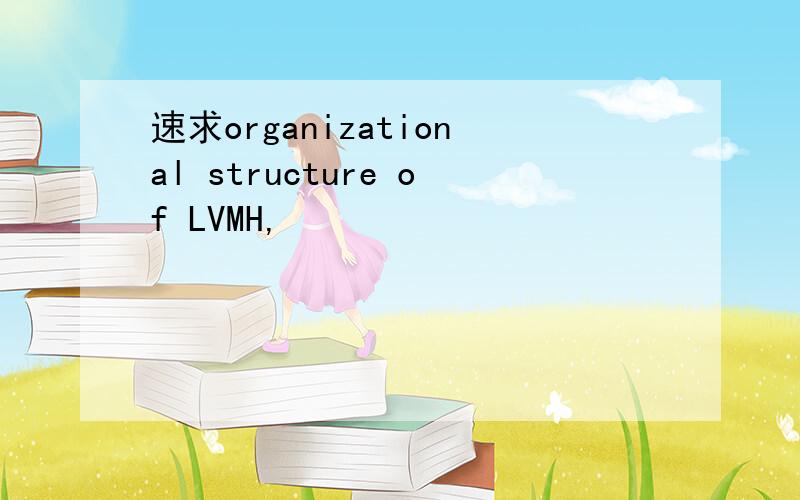 速求organizational structure of LVMH,