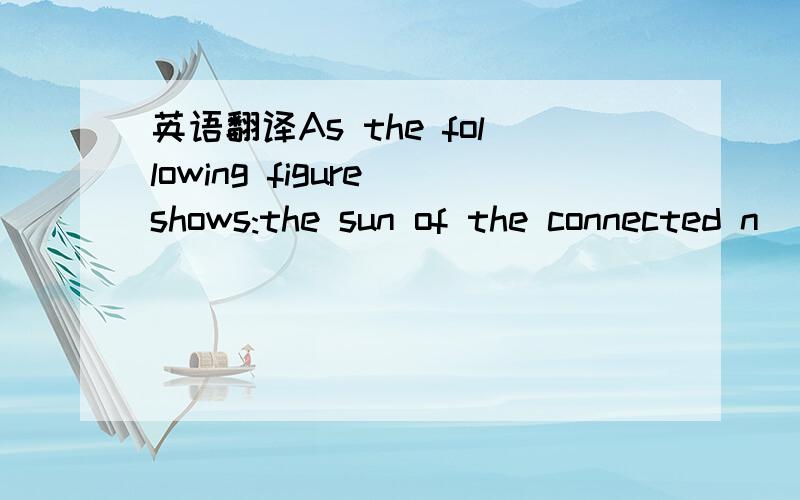 英语翻译As the following figure shows:the sun of the connected n