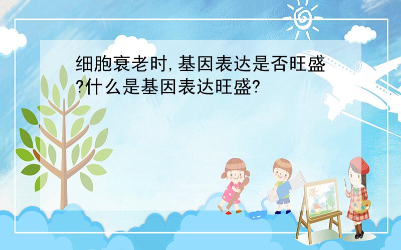 细胞衰老时,基因表达是否旺盛?什么是基因表达旺盛?