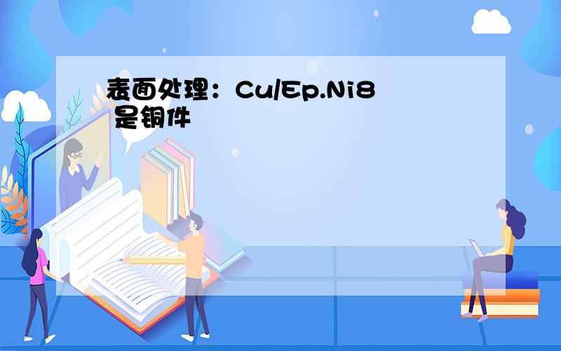 表面处理：Cu/Ep.Ni8 是铜件