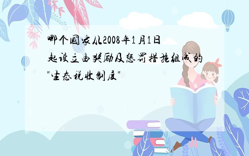 哪个国家从2008年1月1日起设立由奖励及惩罚措施组成的