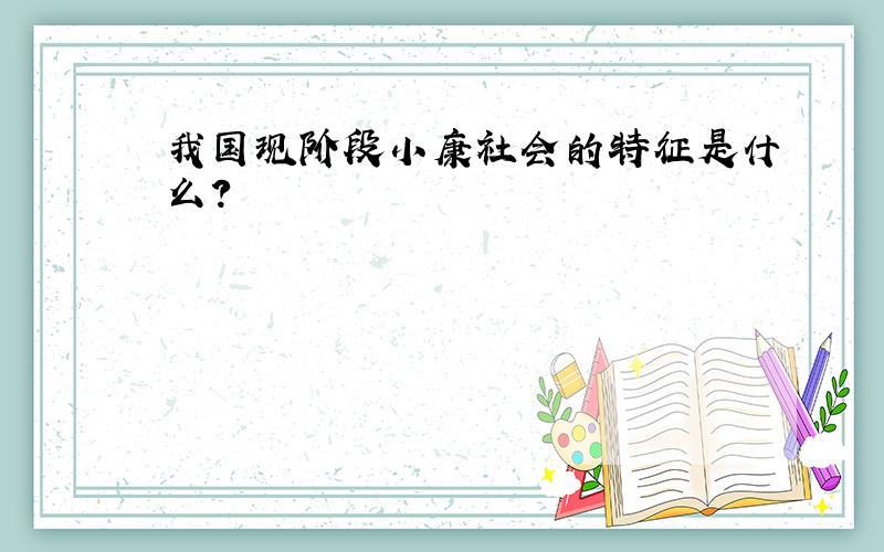 我国现阶段小康社会的特征是什么?