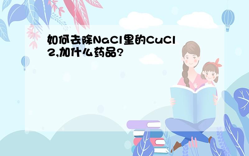 如何去除NaCl里的CuCl2,加什么药品?