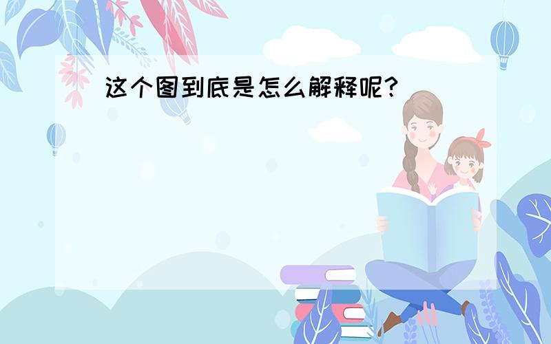 这个图到底是怎么解释呢?