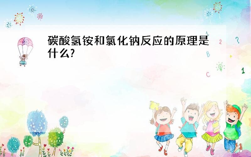 碳酸氢铵和氯化钠反应的原理是什么?