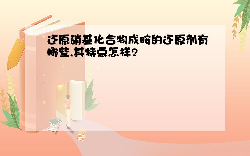 还原硝基化合物成胺的还原剂有哪些,其特点怎样?