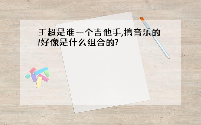 王超是谁一个吉他手,搞音乐的!好像是什么组合的?