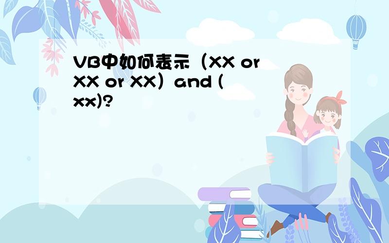 VB中如何表示（XX or XX or XX）and (xx)?