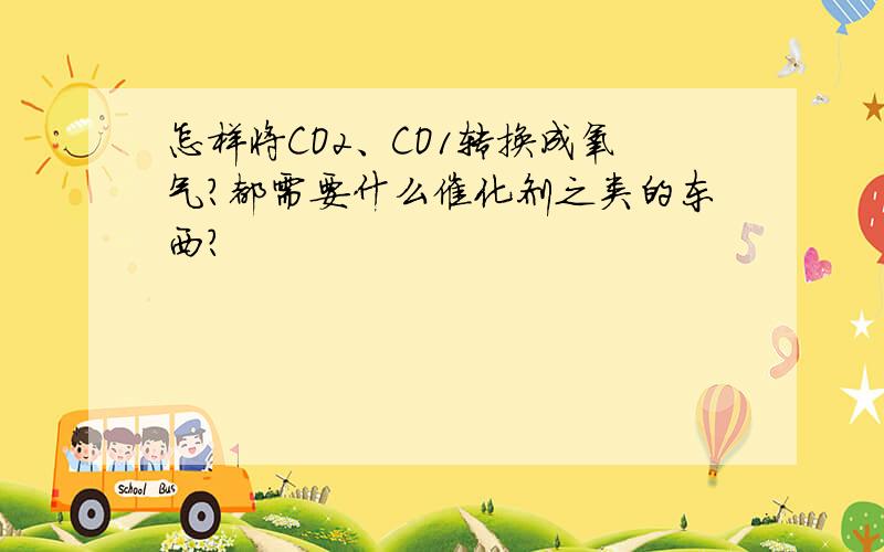 怎样将CO2、CO1转换成氧气?都需要什么催化剂之类的东西?