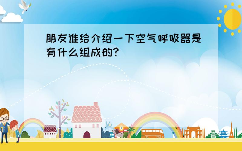 朋友谁给介绍一下空气呼吸器是有什么组成的?