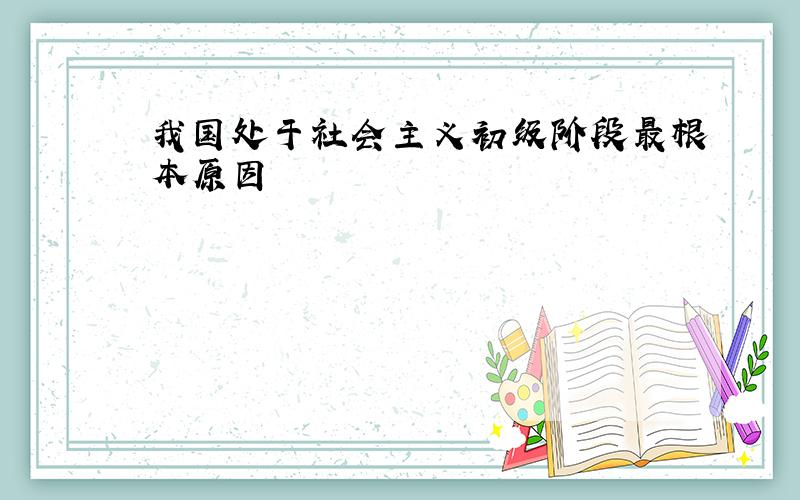 我国处于社会主义初级阶段最根本原因