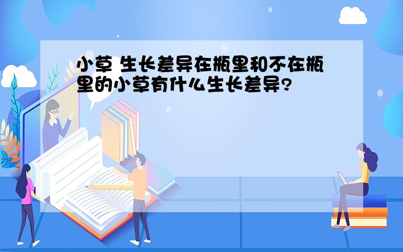 小草 生长差异在瓶里和不在瓶里的小草有什么生长差异?