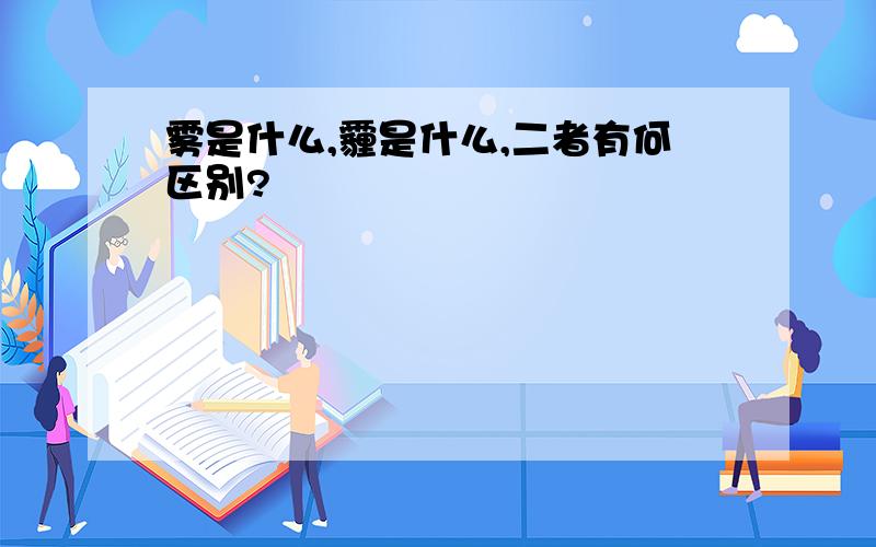 雾是什么,霾是什么,二者有何区别?