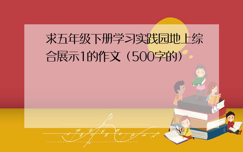 求五年级下册学习实践园地上综合展示1的作文（500字的）