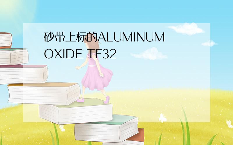 砂带上标的ALUMINUM OXIDE TF32