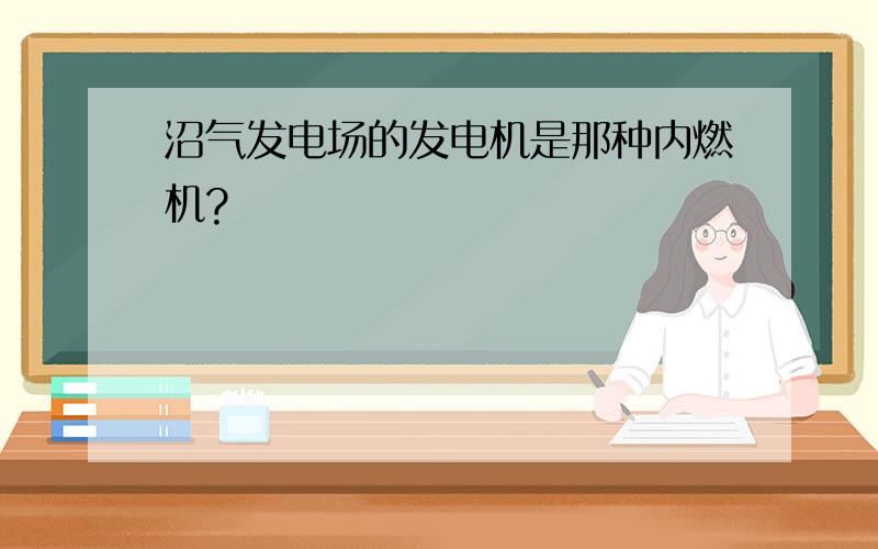 沼气发电场的发电机是那种内燃机?