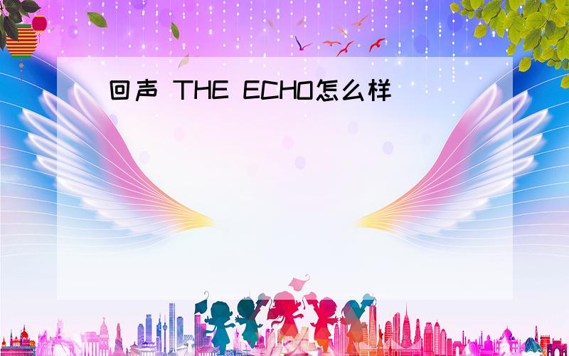 回声 THE ECHO怎么样